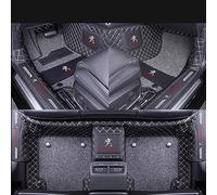 HIFFEY pour Peugeot 3008 II SUV Active/3008GT/GT Pack 2016-2023 Tapis de Sol Voiture Cuir Tapis de Voiture imperméable Antidérapant Moquette Tapis de Couverture Complète Accessoires,Black-Grey