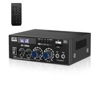 Hifi Amplificateur 1000W, Amplificateur Stéréo Bluetooth 5.3, 12 V/220V,Mini Récepteur Amplificateur Audio Stéréo¿Entrée De Carte Sd/Usb Pour La Maison Ou La Voiture