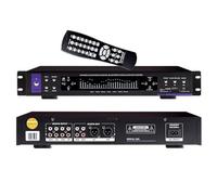 HIFI Digital Audio Equalizer, analyseur de spectre de musique à 32 marques avec télécommande, mode 12 rythmes, contrôle de volume, pour le studio d'enregistrement à domicile A