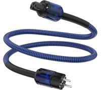 HiFi Power Cable C15 Audio HiFi Cable with Schuko Plug and Plug for Cold Devices (P037,2 m)