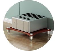 HiFi Rack AV Étagère 1 Tiers MDF Meuble TV Meuble TV Amplificateur HiFi Pieds Et Trépied Amplificateur De Puissance Étagère Équipement Armoire, White, 60 * 48 * 10cm(1Tier)