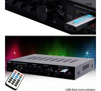 Hifi Récepteur Amplificateur Bluetooth Télécommande USB SD Karaoké Musique Usine