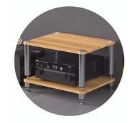 HiFi - Support AV avec pieds amortisseurs de chocs - Support audio à 2/3/4 étages - Armoire pour tourne-disque - Étagère pour home cinéma et composants audio vidéo