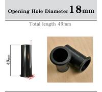 HIFI -Tube de guidage de haut-parleur LIVE,caisson de basses Bass,haut-parleur inversé,port de tube auxiliaire ABS,trou ouvert 18 60mm,2 po,3 po,4 po,5 po,6.5 po - Type [D18mm L49]-4 pieces