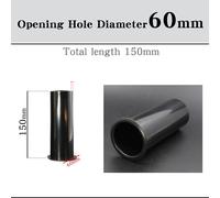 HIFI -Tube de guidage de haut-parleur LIVE,caisson de basses Bass,haut-parleur inversé,port de tube auxiliaire ABS,trou ouvert 18 60mm,2 po,3 po,4 po,5 po,6.5 po - Type [D60mm L150]-1piece