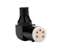 Hifi Vinyle LP Phono 5pin DIN Prise 90 Degrés Siège Femelle DIN pour AMP Audio Tonearm Ligne Tonearm Ligne Câble de Signal