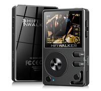 HIFI WALKER H2 128GO Lecteur MP3 Bluetooth Hires Baladeur Audiophile MP3 avec DAC DSD Lecteur Audio Portable Haute Fidélité 128Go Extensible à 256Go Support FLAC Bluetooth 5.2 Lecteur Musique