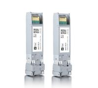 HiFiber 10GBase-LR SFP+ Module 10km【2 Pack】- 10Gb/s monomode SFP+ Transceiver, Compatible pour Intel E10GSFPLR