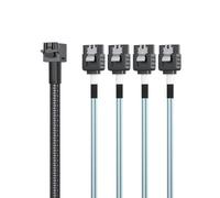 HiFiber 1m (1 pc) Câble Interne Mini SAS HD SFF-8643 vers 4x SATA