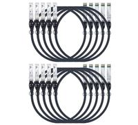 HiFiber Câble SFP+ DAC 10G 2m, Twinax Passif en Cuivre, 10 pièces