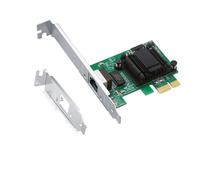 HiFiber HiFiber Carte réseau Ethernet 1,25GbE, Port RJ45, avec Puce Intel 82573, supportant Windows Server/Linux/VMware (Pas de Support X12, Mac)