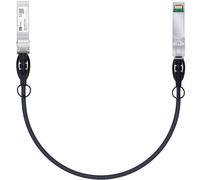HiFiber pour Ubiquiti UACC-DAC-SFP10-0.5M,10G SFP+ DAC,10GBASE-CU SFP+ Direct Attach Câble twinax passif en cuivre également compatible avec Cisco SFP-H10GB-CU0.5M, Meraki, Netgear, 30AWG,0.5m(1.65ft)