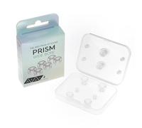 HiFiGo Divinus Prism Lot de 3 paires d'embouts LSP à alésage large pour buse de 4 à 6 mm, embouts d'écouteurs IEM remplaçables avec qualité sonore et confort améliorés (S, MS, M)