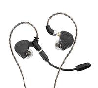HiFiGo TRN Mars 1DD + 1BA + 1Vibration Driver Intra-auriculaires Moniteurs Intraauriculaires Spécialement conçus Triple Pilotes Hybrides IEM Écouteurs Intra-auriculaires pour Jeux (1,2 m)