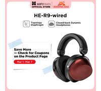 HIFIMAN HE-R9 Écouteurs supra-auriculaires dynamiques fermés avec version filaire à diaphragme topologique Wired
