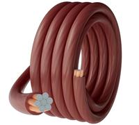 HiFind True Spec Câble d'alimentation/de terre marron de calibre 4 4 AWG 4,6 m - Câble de batterie de soudure flexible et doux au toucher pour audio de voiture, haut-parleur, solaire, marine
