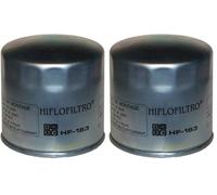 HiFlo HF163 Elément de filtre à huile, Gris (Lot de 2)