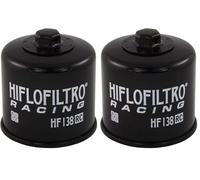 Hiflofiltro Hf138rc filtre à huile, Noir (Lot de 2)