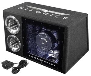 HiFonics ATL12BPA - SUBBOX ATLAS ACTIV Single BANDPASS avec amplificateur de 460 watts RMS Class-D de la gamme ATLAS