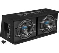 HiFonics Subwoofer actif TDA-250R V2 double bass-reflex 2 x 25 cm (10") 600 W