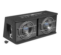 HiFonics Subwoofer actif TDA-250R V2 double bass-reflex 2 x 25 cm (10") 600 W