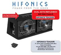 Caisson Double Amplifie 20Cm HIFONICS TDA-200R