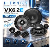 HIFONICS VX6.2E 16,5 cm (6,5") 2 voies composants système de haut-parleurs 20...