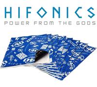 Hifonics 140dB Zeus Alubutyl Auto-Adhésif 8 Nattes A 500 x 370mm (1,48 Qm )