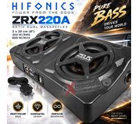 HIFONICS Caisson de basse actif ZRX220A 2 x 20 cm (8')