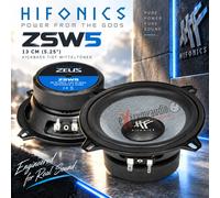 HIFONICS ZSW5 13 cm (5,25") Kickbass Haut-parleur de graves médium woofer 1 p...