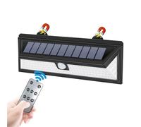 Hifor Lampes solaires magnétiques d'extérieur avec télécommande - 3 modes d'éclairage - Lumière de mouvement magnétique d'extérieur étanche pour camping-car, remorque, garage