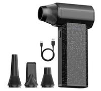 Hifound X113 Souffleur d’Air Électrique 110 000 Tr/Min - Air Duster Rechargeable 2500 mAh x2, Moteur 120 W & 3 Vitesses Réglables, USB-C, Alternative aux Bombes à Air pour PC,Clavier,Voiture et Maison