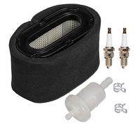 HIFROM Air Filter Combo Pre-Filter Cleaner Spark Plug Fuel Filter Tune Up Kit Compatible with Honda GXV340 GXV390 H1011 H2013 H2113 HRC7013 HRC7113 Lawn Mower 17211-ZF5-V01 17218-ZF5-V00