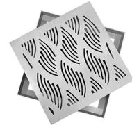 HIFRQVVC Couvercles de Drain extérieurs, Kit de Couvercle de caniveau de tranchée carré extérieur en Acier Inoxydable 304, Largeur 15-30 cm(20x20x2cm(7.87x7.87x0.79in))