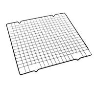 HIFRQVVC Grille de Cuisson de Rechange, Support de Refroidissement en Acier Inoxydable, antiadhésif, Haute température, 4 Tailles, réutilisable for la Cuisson du Barbecue(27.5x25cm)