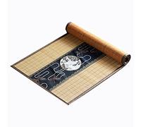 HIFRQVVC Home Chemin de Table en Bambou Naturel, Chemin de Table en Bambou Naturel imprimé, napperon en Jacquard Bleu Marine for Table Basse, napperon antidérapant for fête de Noël(30x210cm)