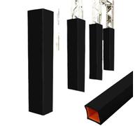 HIFRQVVC Tapis de Protection pour Poteau de Basket-Ball, Coussinet de Poteau Basket-Ball 72 Pouces Multicolore for poteaux carrés 2,5x2,5 à 12x12 1 pièces(Black,3"x3" (7.6x7.6cm))