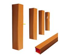 HIFRQVVC Tapis de Protection pour Poteau de Basket-Ball, Coussinet de Poteau Basket-Ball 72 Pouces Multicolore for poteaux carrés 2,5x2,5 à 12x12 1 pièces(Orange,6"x8" (15.3x20.3cm))