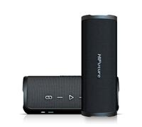 HiFuture Ripple Haut-Parleur Bluetooth Portable 30 W - Noir | Étanchéité IPX7, 12 Heures d'autonomie, jumelage TWS, Amplification des Basses, Charge USB-C, Design Robuste