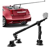 Higatful Kit de Fixation à Ventouse pour Insta360 One X3 X2 X RS R GO 2 3, Support à ventouses avec Perche à Selfie de 120 cm Compatible avec GoPro Hero 11 10 9 8 7