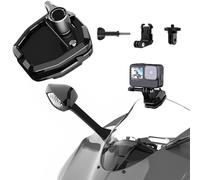 Higatful Support de caméra moto pare-brise pour Insta360 X4 X3 X2 Ace Pro One RS R GO 2 3, Go Pro Hero 12 11 10 9 et DJI Osmo Action 4 3 2