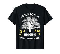 Higgins 2026 Réunion de Famille Arbre généalogique Assorti T-Shirt