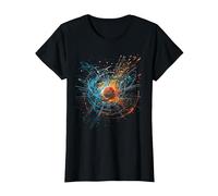Higgs Boson Particle Quantum Theory Amateurs de Science-Fiction T-Shirt, Femme, Noir, 3XL