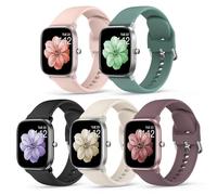 Higgs Bracelet de Montre en Silicone 20mm Compatible avec Samsung Galaxy Watch 7/6/5/4 40mm/Bracelets Amazfit Bip U/Bip U Pro/Garmin Venu Forerunner 245/645/ Multi Couleurs pour Homme Femme