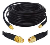 High 10M SMA Male Female Coaxial Cable RG58/U Extension Antenna 4G LTE Low Loss SuperFlex for 3G 4G LTE Router LAN Antenna WiFi (Not for TV)