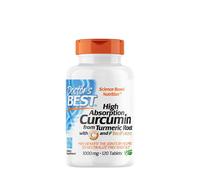 High Absorption Curcumin From Turmeric Root with C3 Complex & BioPerine, 1000mg - 120 tablets