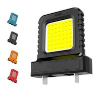 High Brightness Floodlight - for All Power Tool Batteries,Cordless Flood Light, Cordless LED Work Light, djustable Job Site Working Lights for Workshop Garage, Construction Site (1Pcs-black)
