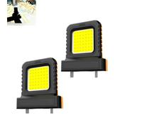 High Brightness Floodlight - for All Power Tool Batteries, Cordless Flood Light, Job Site Worklight for Outdoor (orange-2pcs)