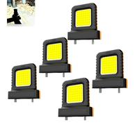 High Brightness Floodlight - for All Power Tool Batteries, Cordless Flood Light, Job Site Worklight for Outdoor (orange-5pcs)