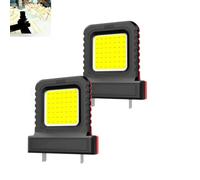 High Brightness Floodlight - for All Power Tool Batteries, Cordless Flood Light, Job Site Worklight for Outdoor (red-2pcs)